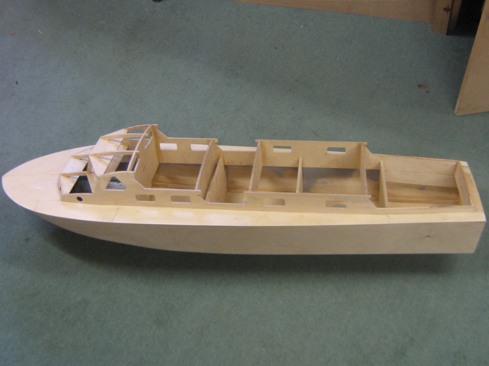 wooden rc model boat kits